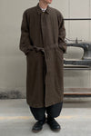 AVIVA JIFEI XUE Oversized long coat with detachable vest AJX-FW22-OLC-BR-SHENZONG Dark Brown FW22-OLC-BR